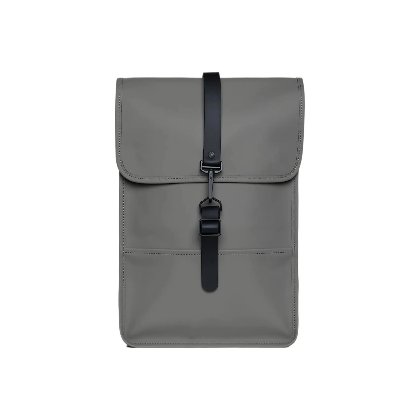 Rains Polyester With Polyurethane Coating Backpack Mini Unisex Gray