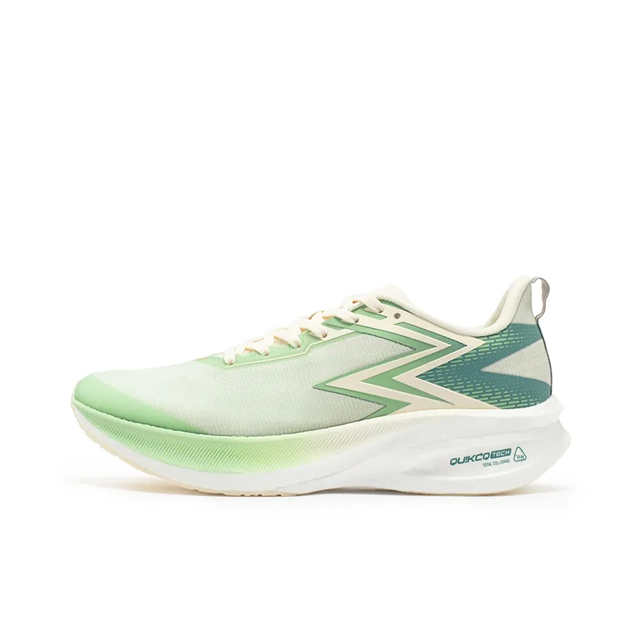 361° Flying ET Running Shoes Men's Low Top Fig Green/Sago