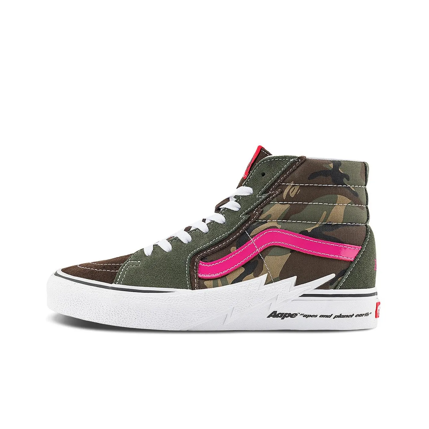 Vans SK8 Hi X Aape 'Bolt Green Camo'
