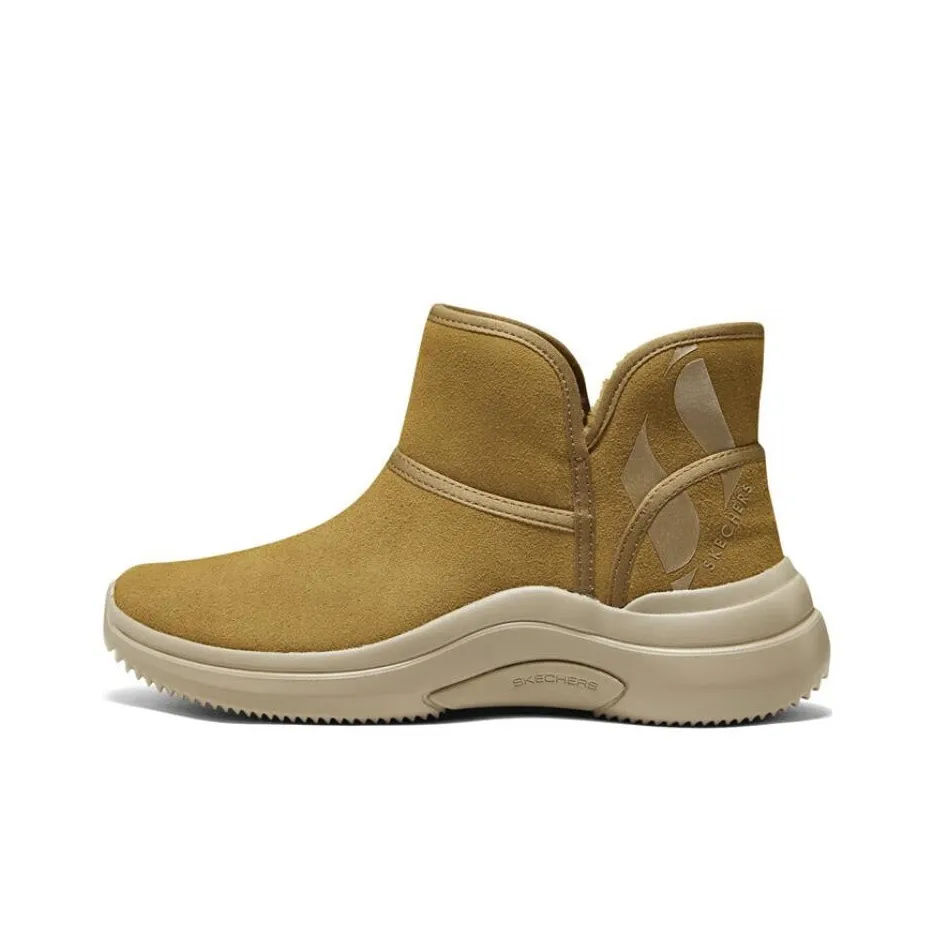 Skechers Термический Амортизирующий Короткий Снегоботинки Женские Коричневый