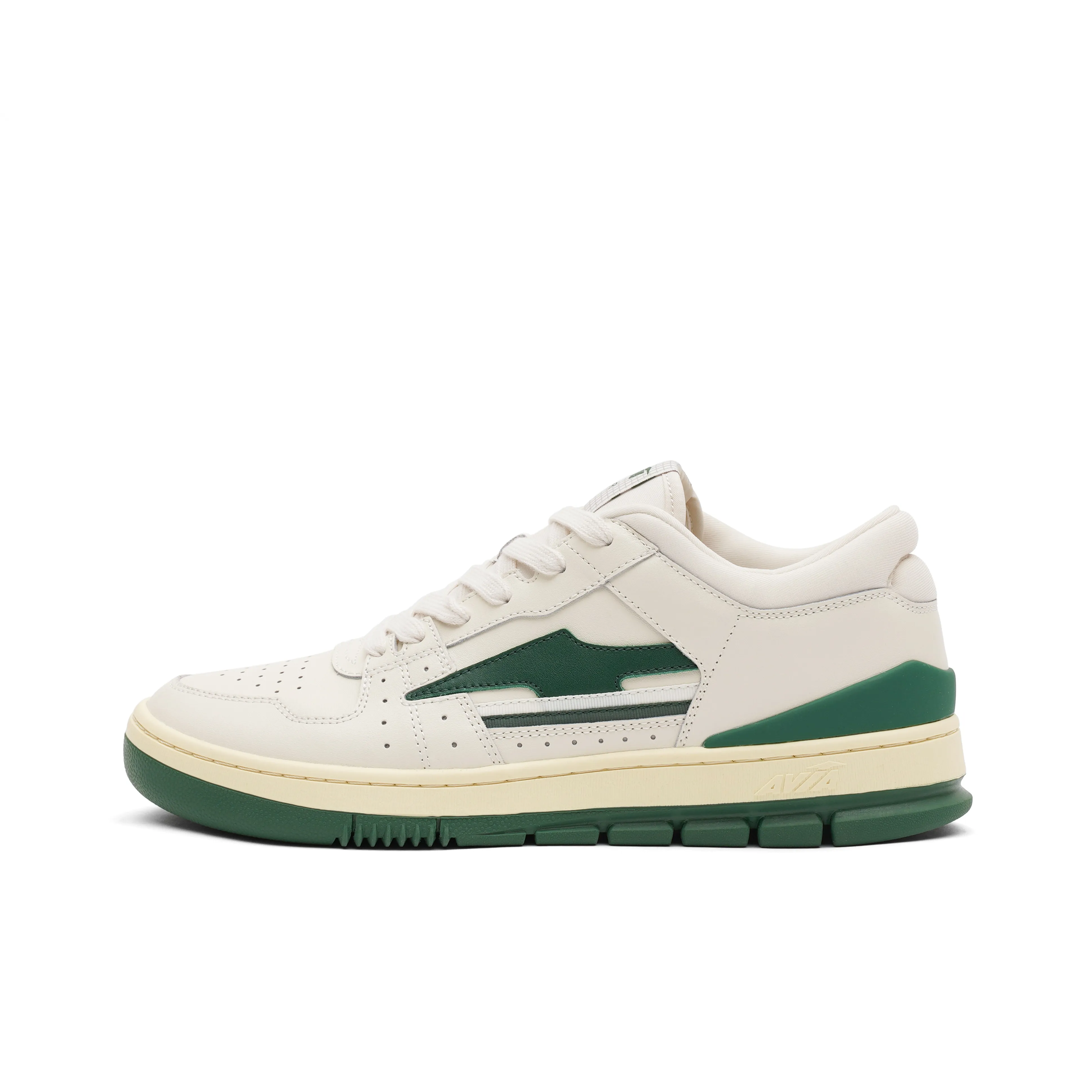 AVIA 825R Series Anti Slip Wear Resistant Low Top Skateboard very Shoes Unisex Beige Green
