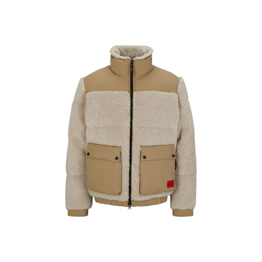 HUGO BOSS FW23 Puffer Jacket Men's Beige