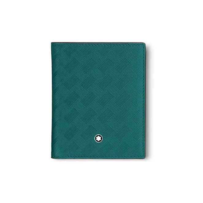 MONTBLANC Кошелек из коровьей кожи стандартный мужской бирюзовый синий