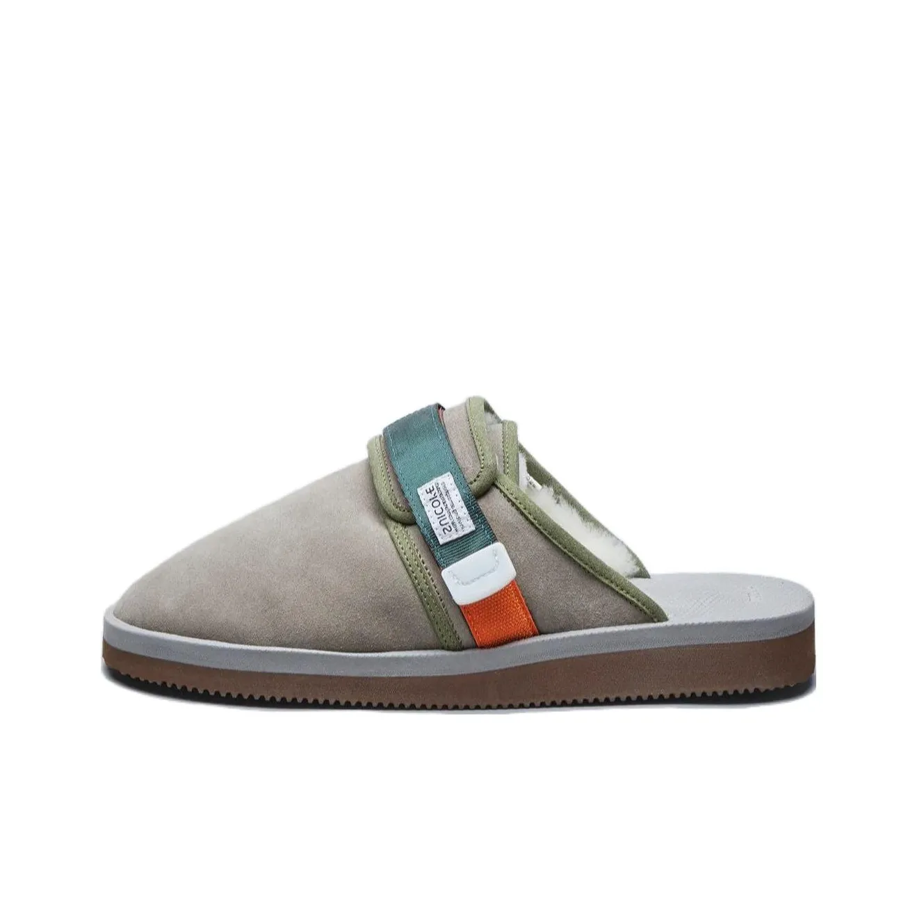 Suicoke Резиновая подошва Домашние тапочки Мужские Серые