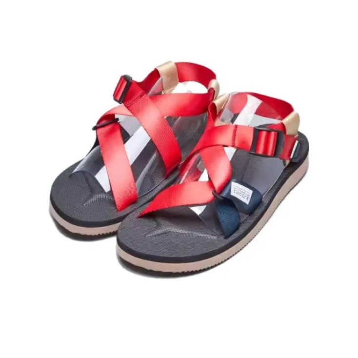 Suicoke Пляжные сандалии Мужские Красный Черный