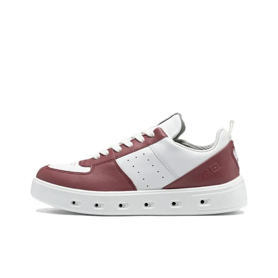 Ecco Low Топ Скейтборд Кроссовки Женские Кирпично-красный