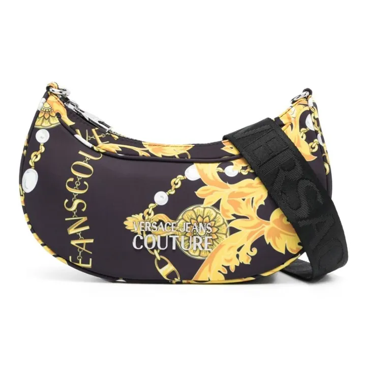 VERSACE JEANS COUTURE Полиамид Сумка через плечо Сумка через плечо Женская Черная