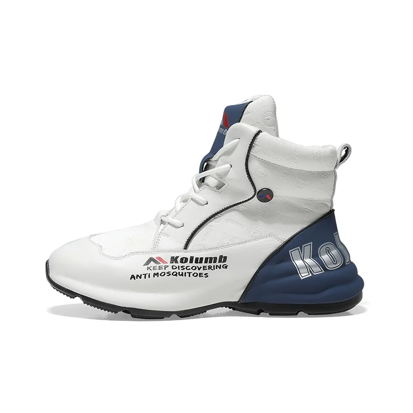 KOLUMB Противоскользящий устойчивый к истиранию высокий топ повседневный мужской