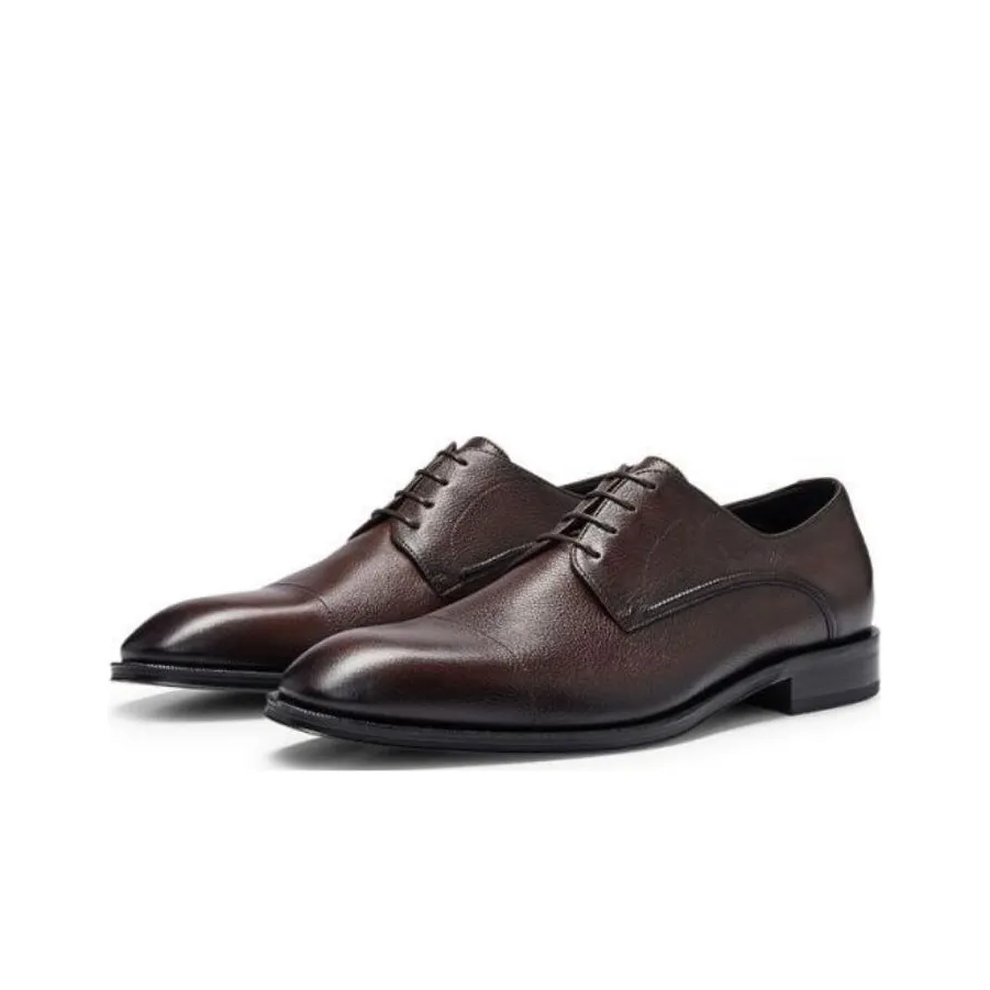 HUGO BOSS Dress Shoes Men's Dark Brown