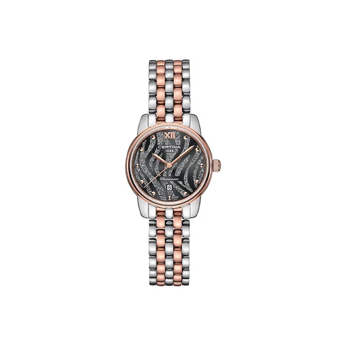 Серия Star Yue от Certina кварцевый механизм женские часы 28 мм серый циферблат корпус из нержавеющей стали ремешок из нержавеющей стали