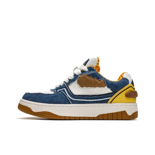 Youthloser Кроссовки для скейтбординга Low Top Вуди Деним Унисекс
