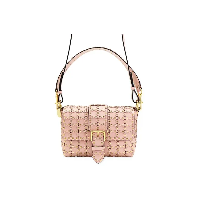 RED VALENTINO Calfskin Portable Crossbody Bag, Shoulder Bag Women's Pink