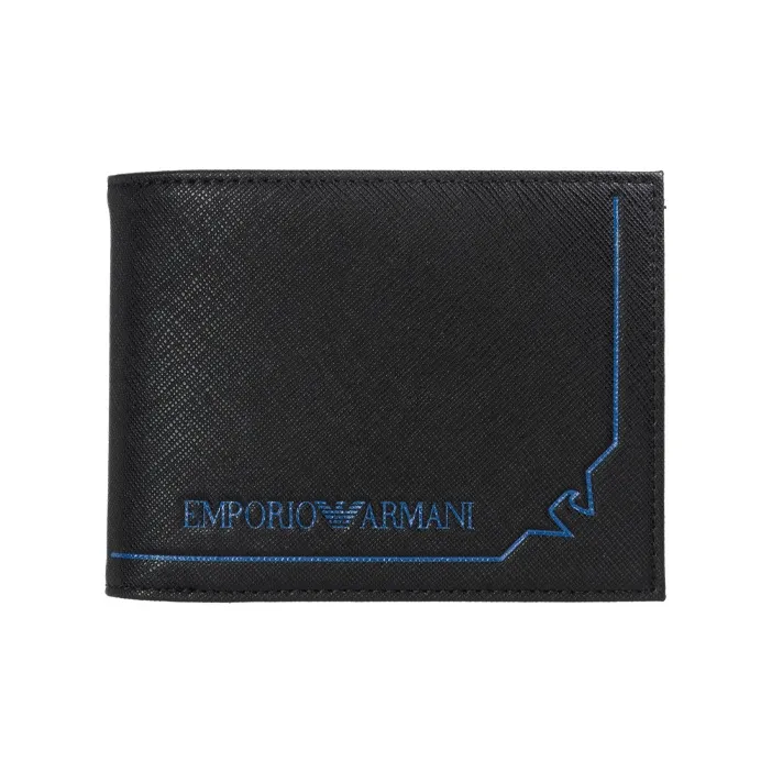 EMPORIO ARMANI Polyurethane Wallet Men's Black