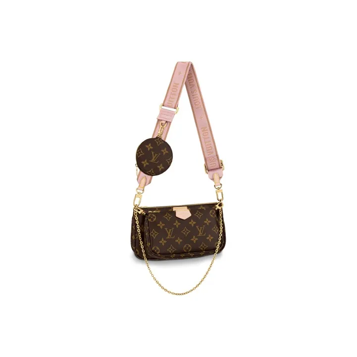 Valise Louis Vuitton President en toile monogram et lozine marron