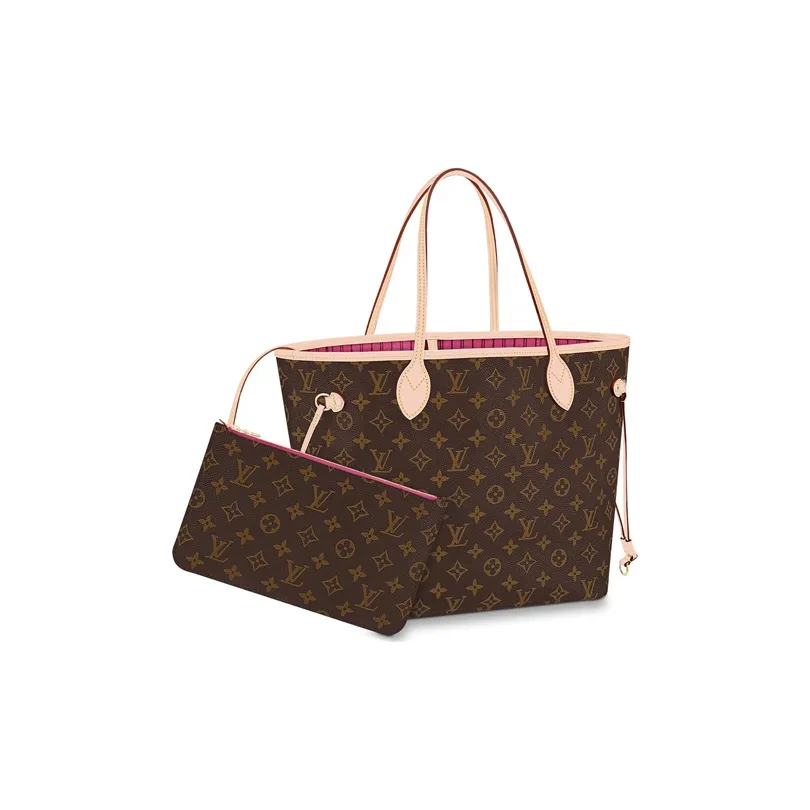 mochila louis vuitton randonnee en lona monogram marron y cuero natural