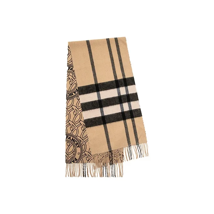 Fancet Studios 100% Cotton Wool Knit Scarves Unisex