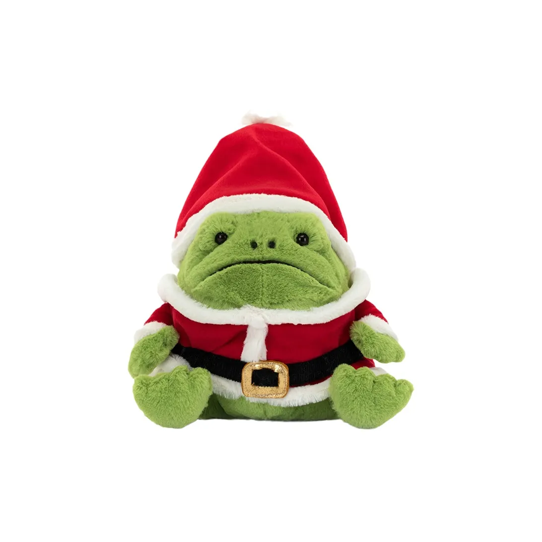 JELLYCAT Christmas Series Rain Frog Dolls Plush Doll 15cm Height
