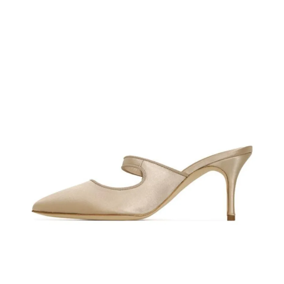 MANOLO BLAHNIK High Heels Women's Brown