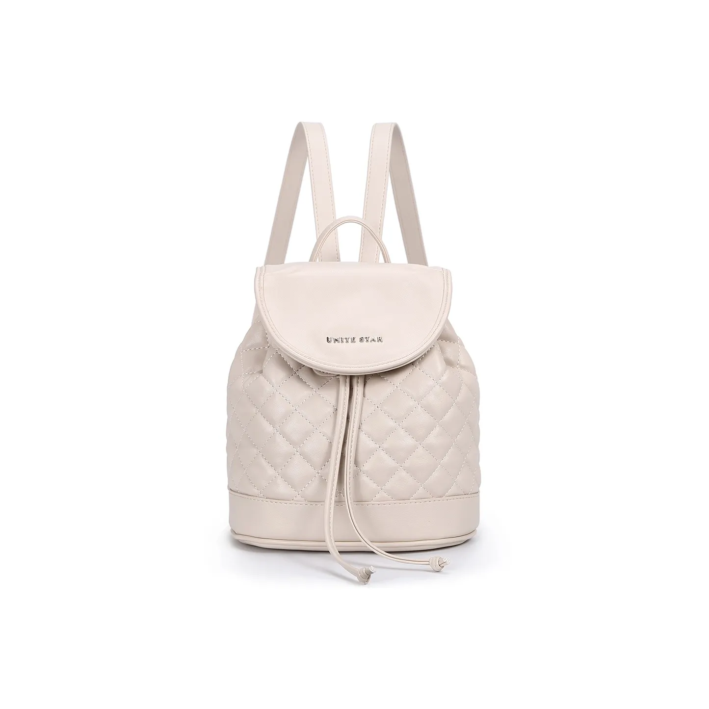 UNITE STAR Мягкая кожа ПУ (полиуретан) ткань ведрообразный рюкзак женский кремовый бежевый белый черный