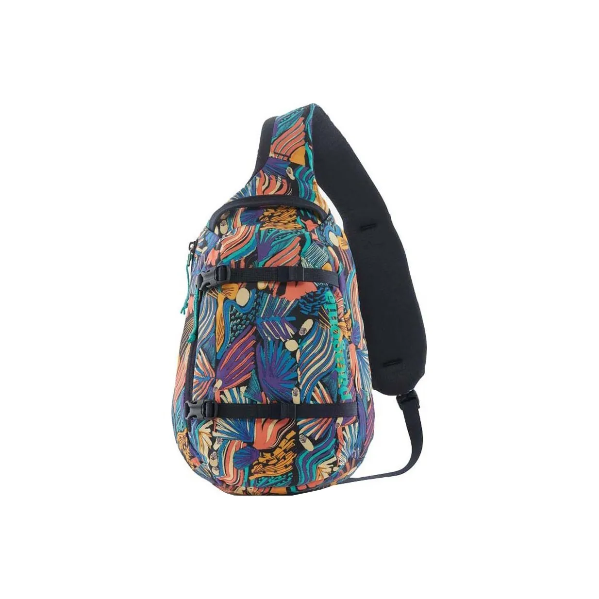 Patagonia Polyester One Shoulder Crossbody Fanny Pack Sling Bag Unisex Multicolor