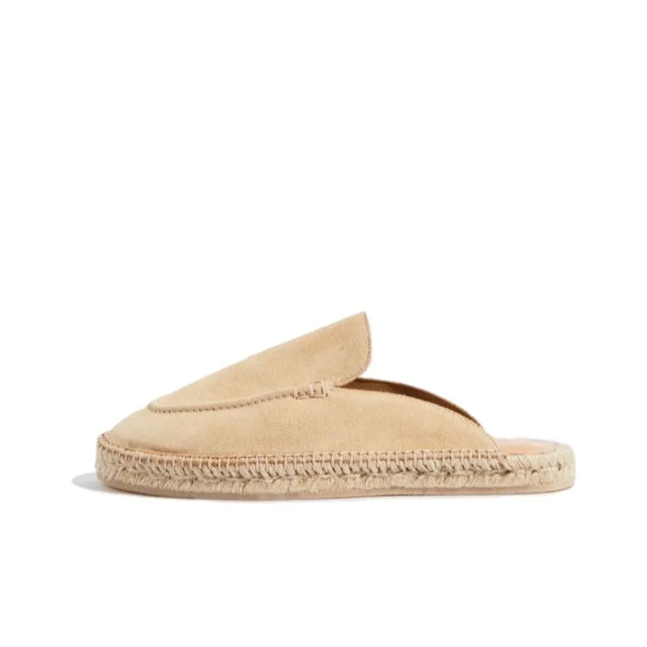 SCAROSSO Suede Jute sole Espadrilles