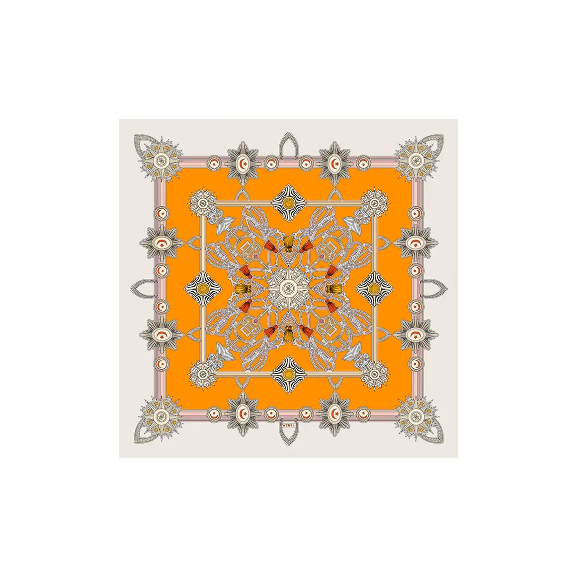 WENSLI Шарфы из тутового шелка для женщин