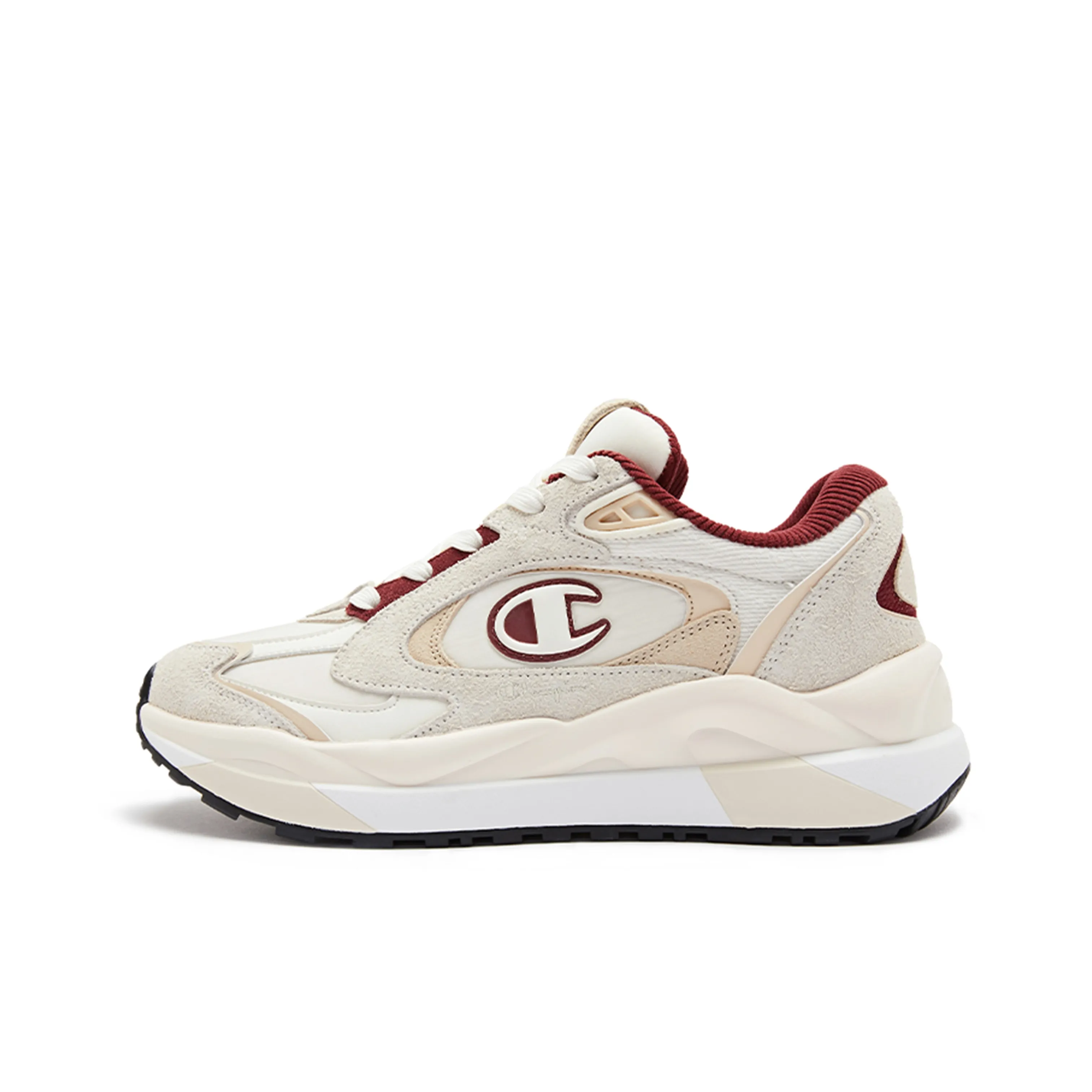Champion Износостойкие амортизаторы Shock Low Top Толстая подошва Женские Темно-красный