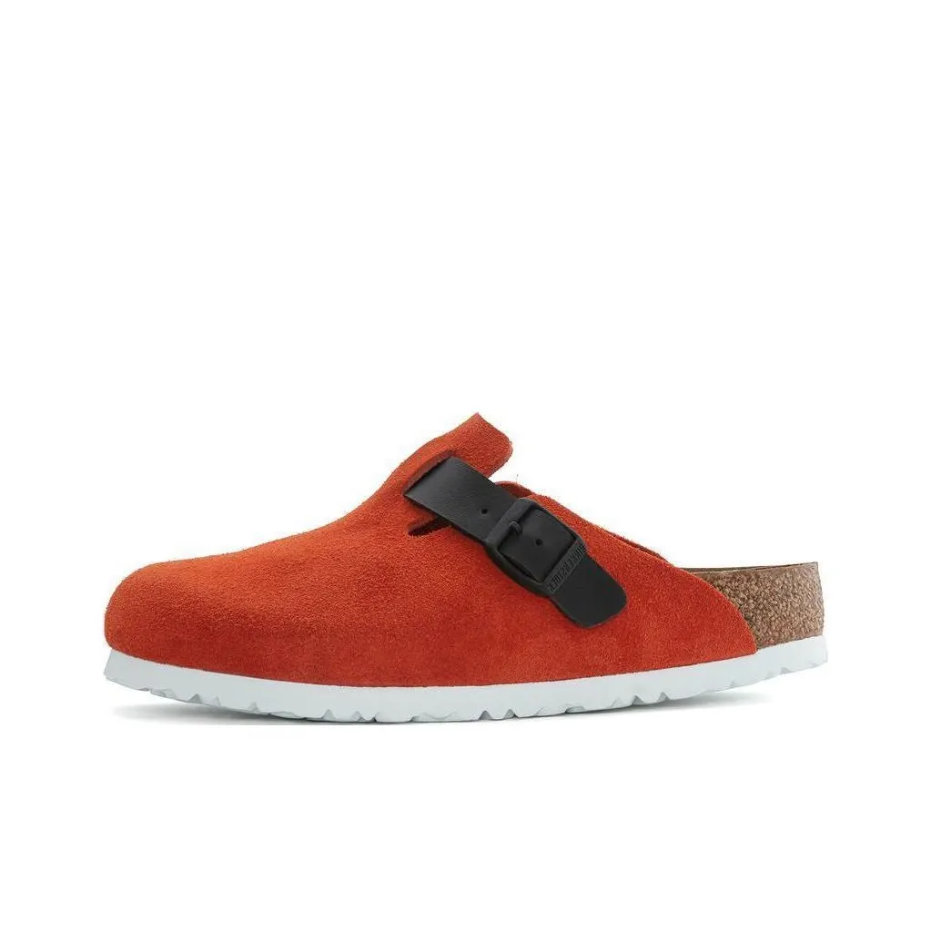 Birkenstock Closed Toe Slippers Women's Orange Black Regular