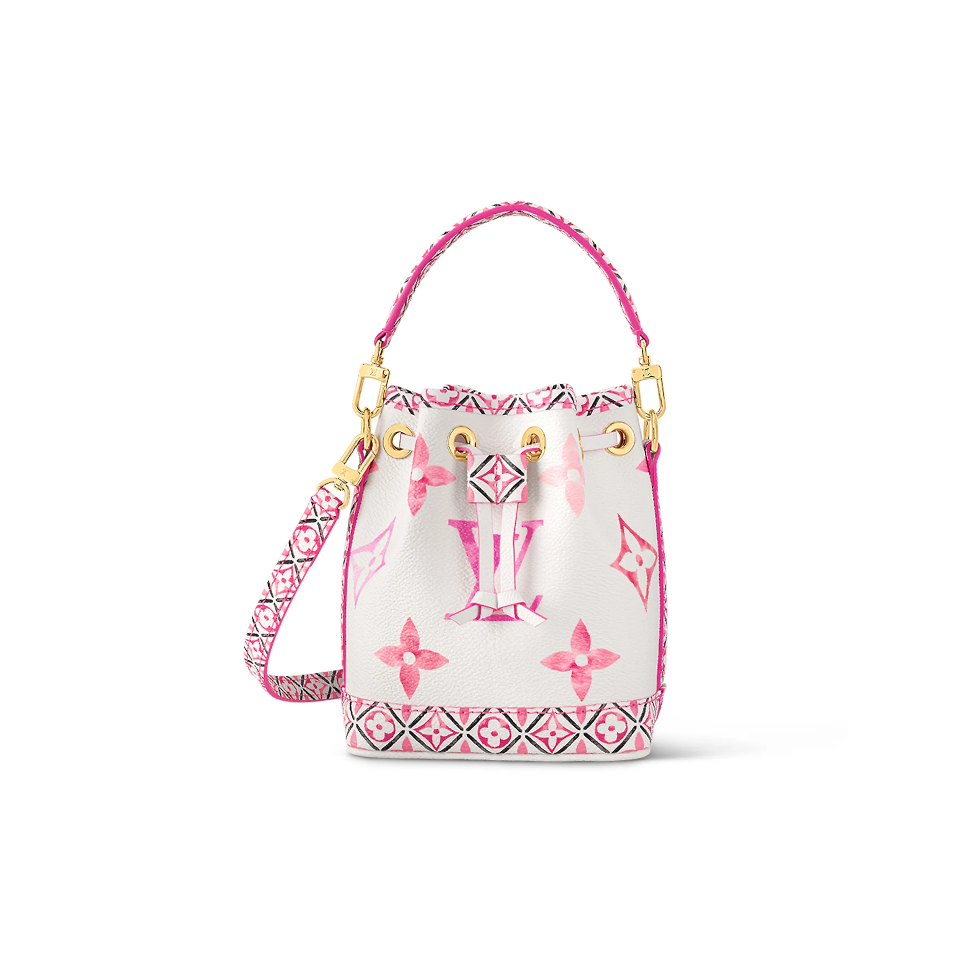 LOUIS VUITTON NOE Coated Canvas Shoulder Bag, Crossbody Bag Extra Small Women's