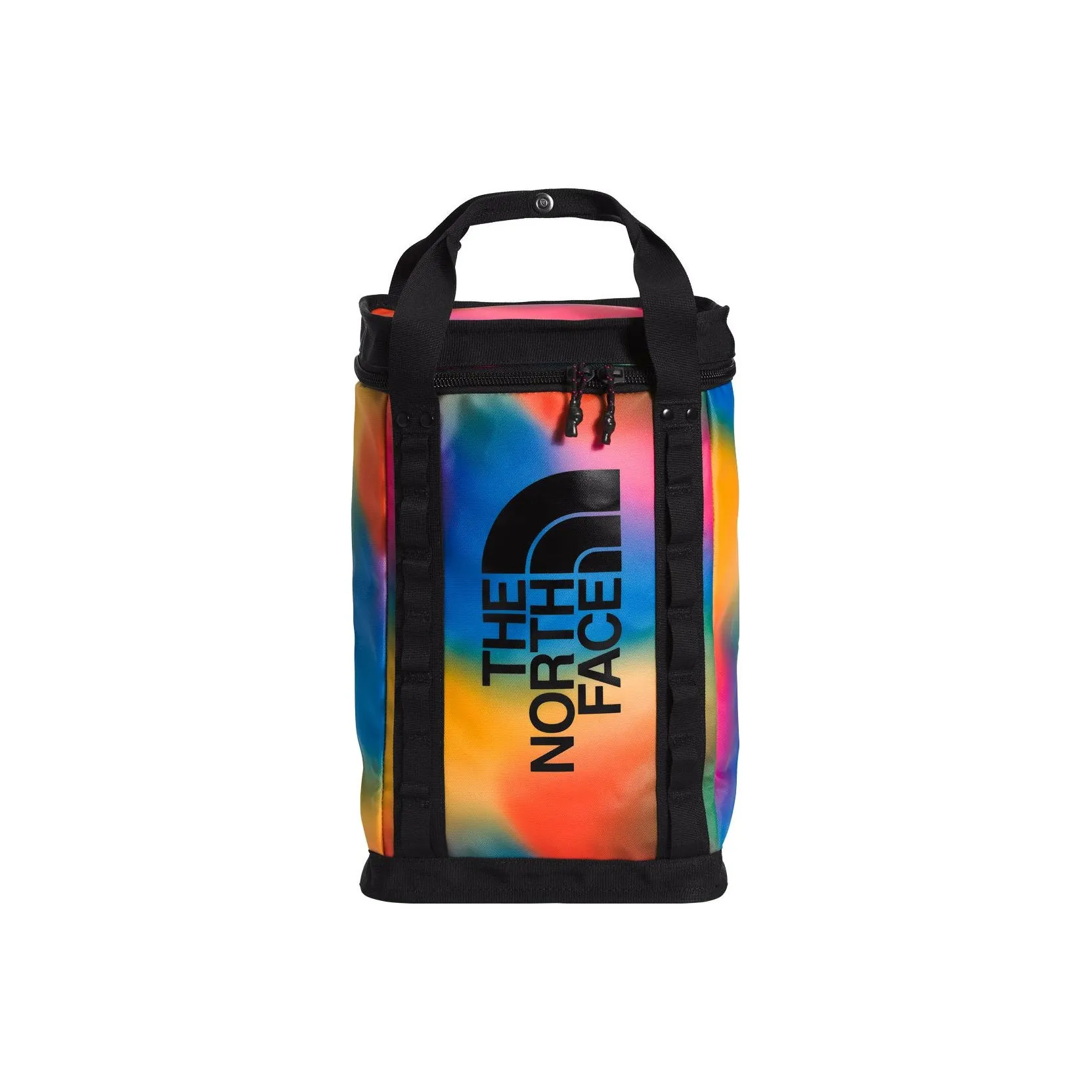 THE NORTH FACE 16L Outdoor Backpack Outdoor Bag Recycled Polyester with Nylon Blue Gradient Print Black Unisex