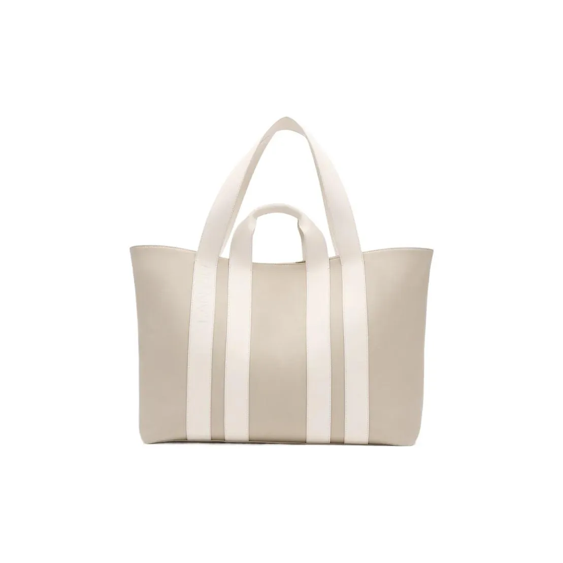 Lanvin Canvas Bag, Tote Bag, Shopping Bag, Handbag Regular Women's Beige