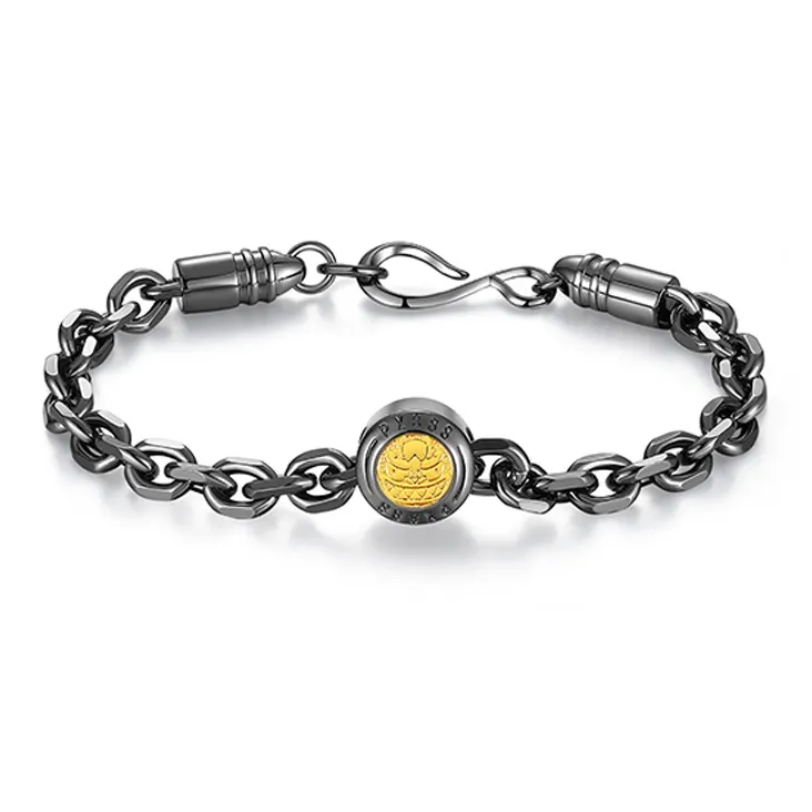 MOVER Сплав Браслеты PX888 Браслеты с удачи Металлический серый Мужской