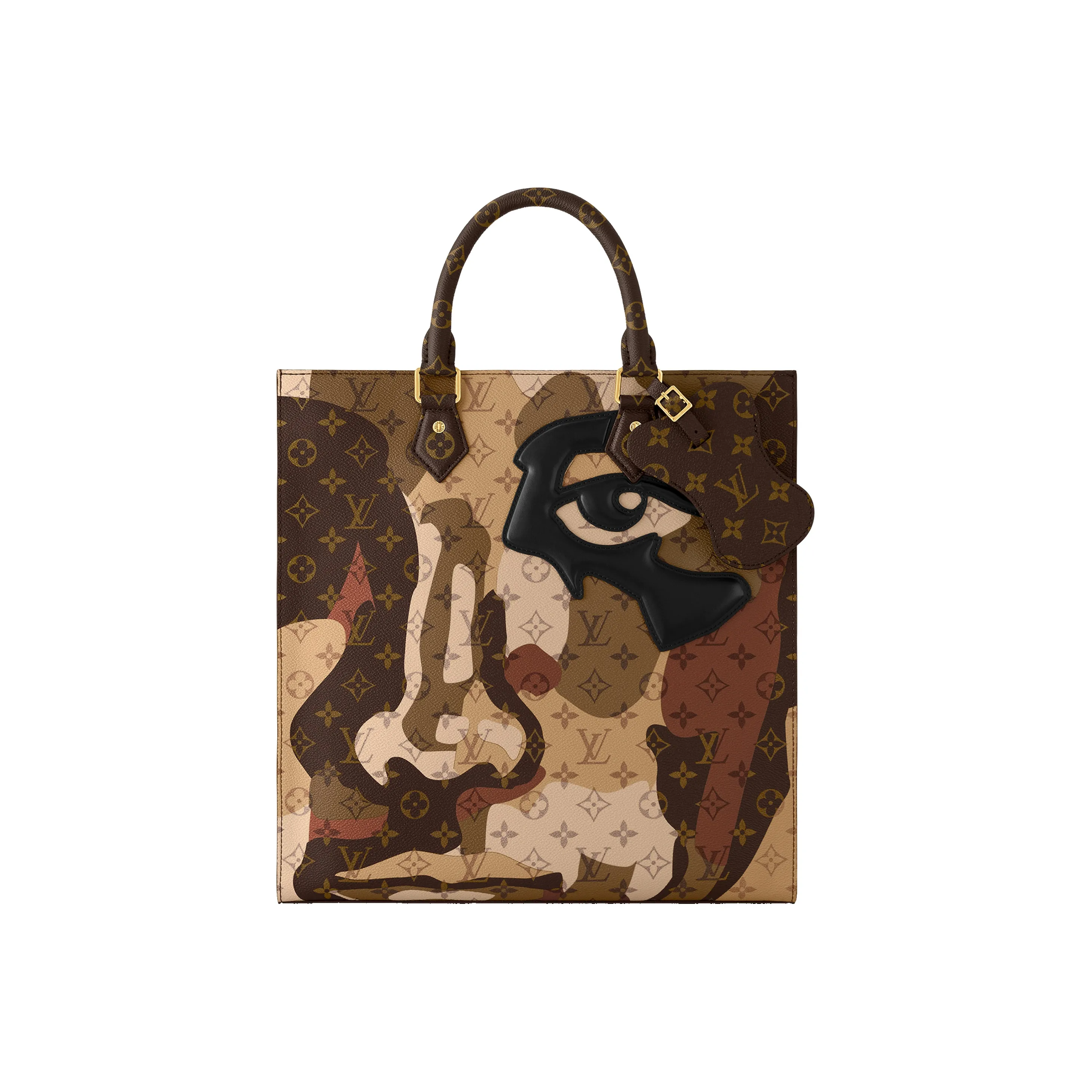 LOUIS VUITTON Sac Plat Nv Brown