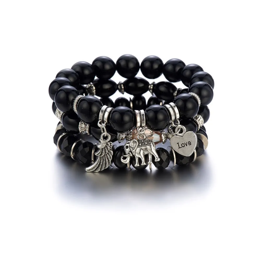 OQD Бусины Буддийские Бусины Браслеты Унисекс