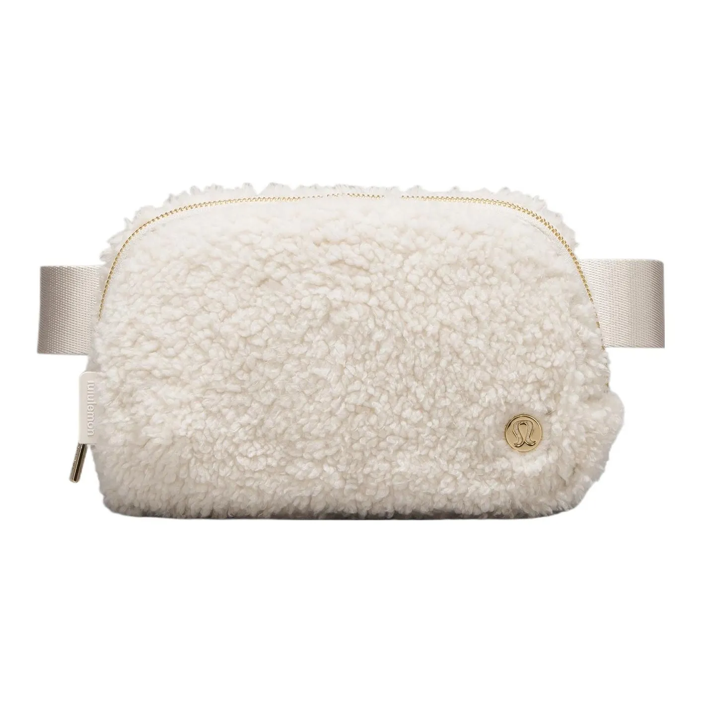 Lululemon Wool Fanny Pack Women's White Protein Stone & Gold