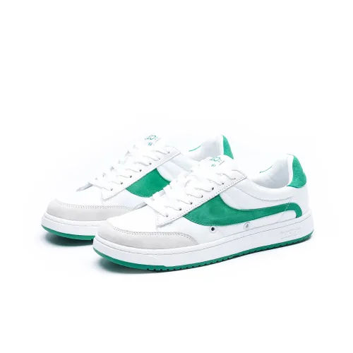 JACLAR Кроссовки для скейтбординга Low Top Белый/Зеленый Унисекс