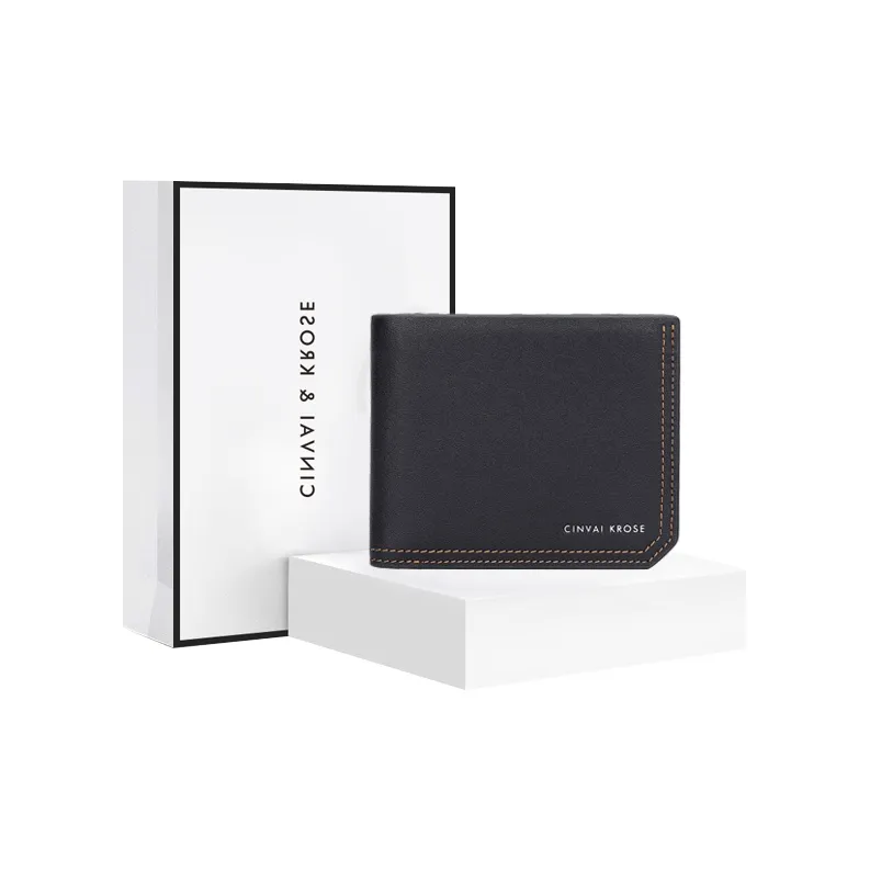 Simvay Clos Кошелек из коровьей кожи держатель для карт клатч кошелек удостоверение личности обычный мужской черный кофейный