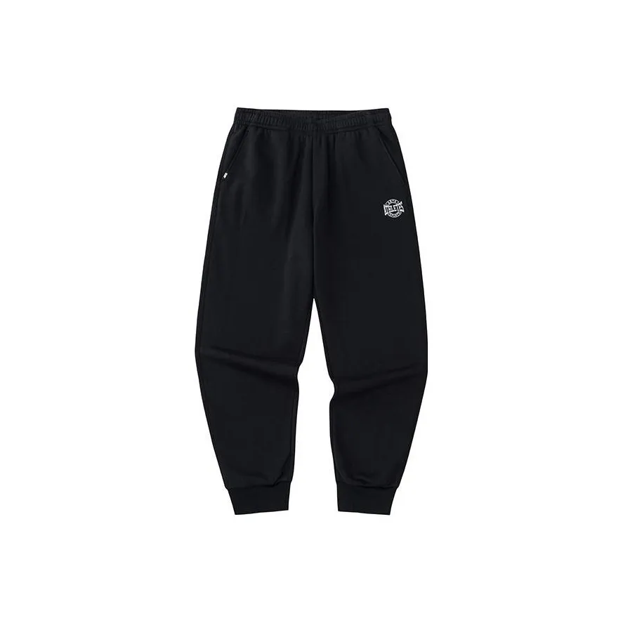 ANTA Life Collection Вязаные тренировочные брюки Мужские Основной черный