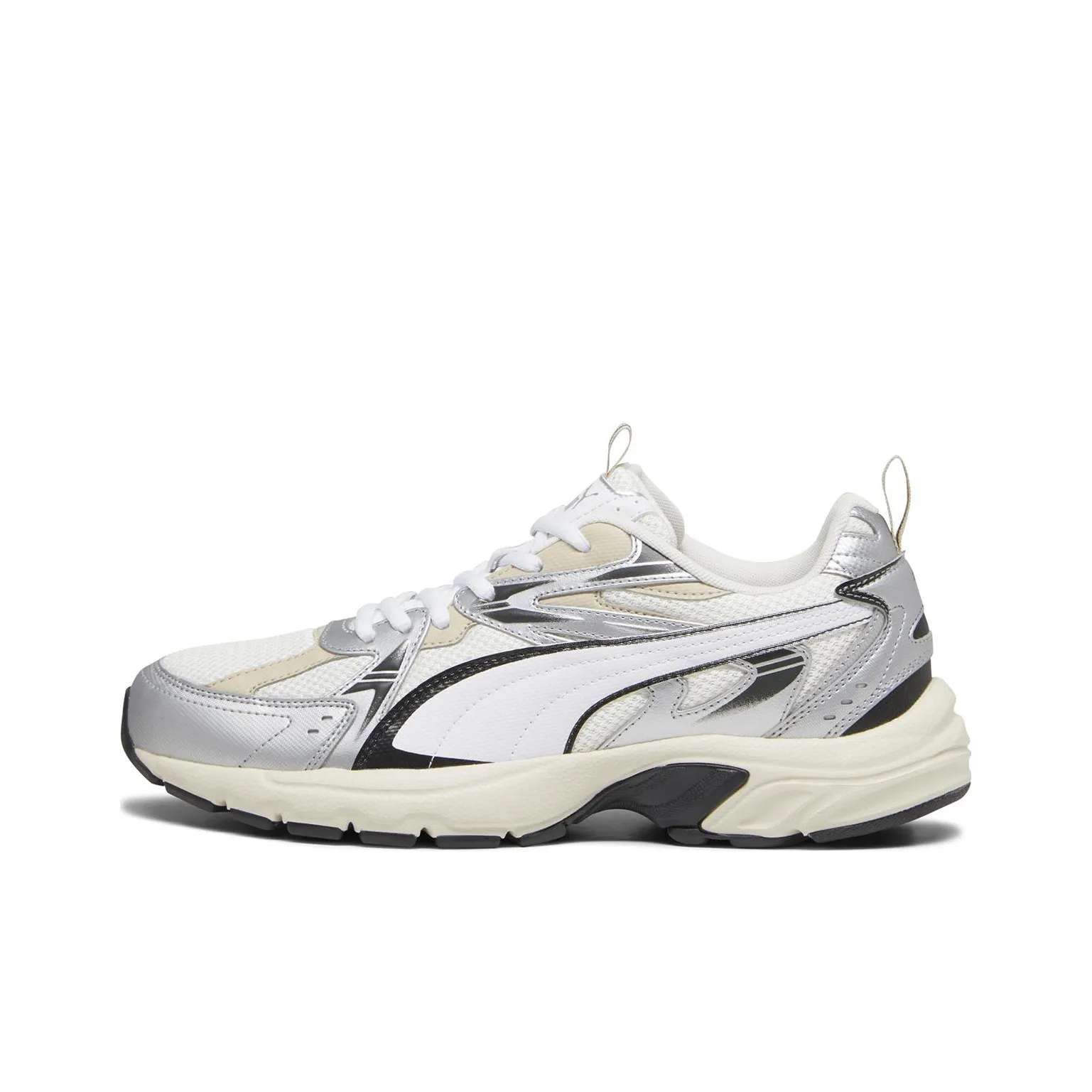 PUMA Milenio Амортизация Низкий Топ Повседневные Беговые Кроссовки Унисекс Серебряный