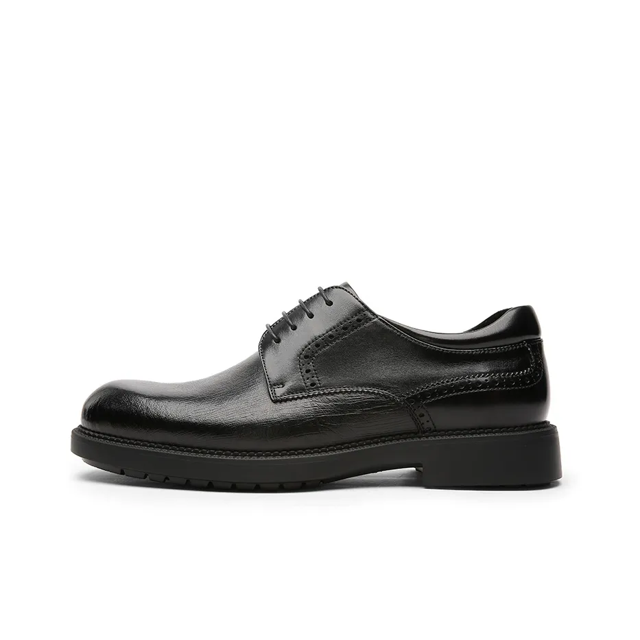 GOLDLION Dress Shoes Men's Low top Black/Brown