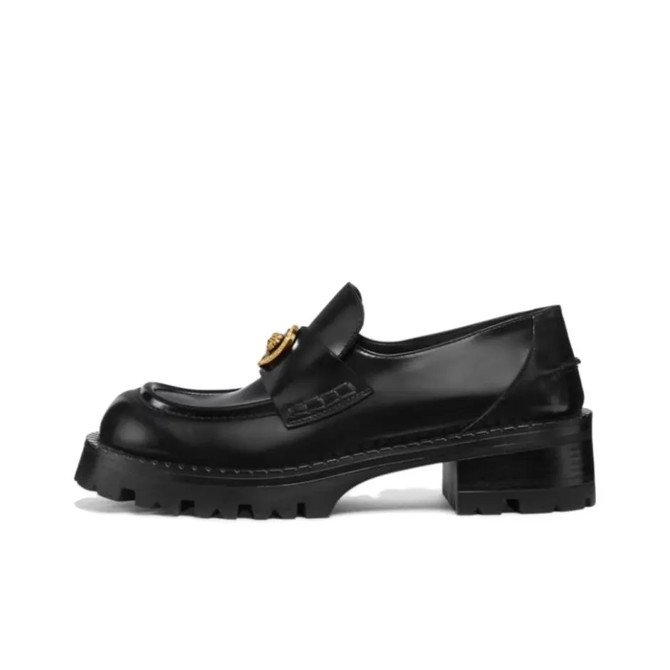 VERSACE Women's Loafers T.35 'Black'