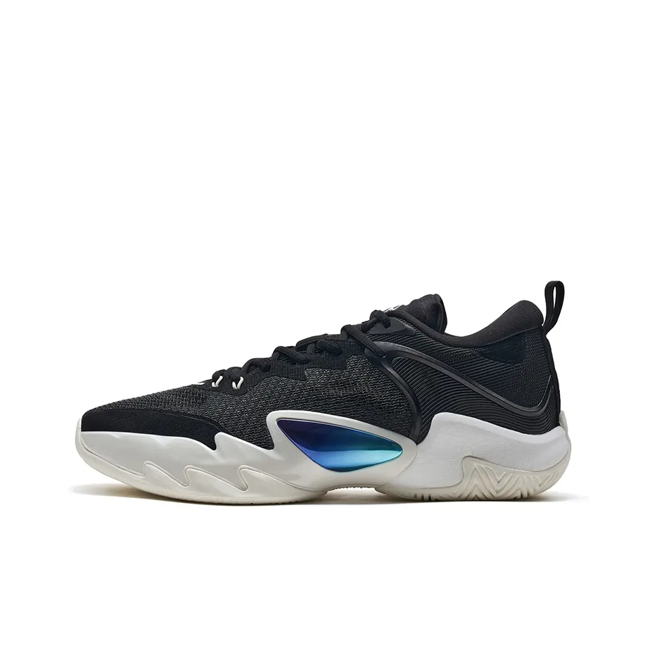 XTEP Against The Sky Generation Basketball Shoes Men's Low Top Black/Sail White