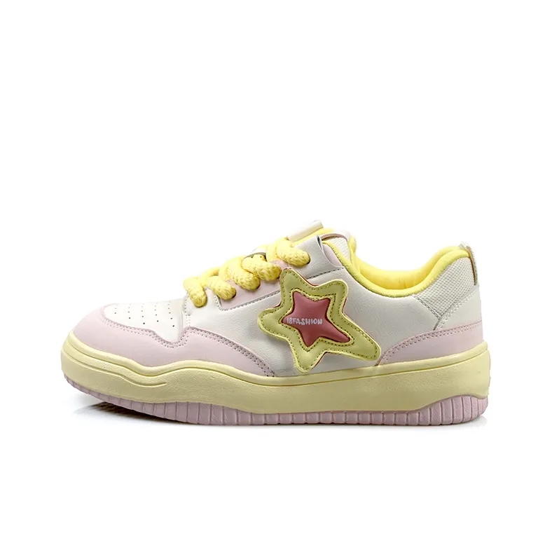 B10CROWN Slip-resistant Abrasion-resistant Low-top Skateboard Shoes Women's B10CROWN Противоскользящие Износостойкие Низкие Кеды для Скейтбординга Женские