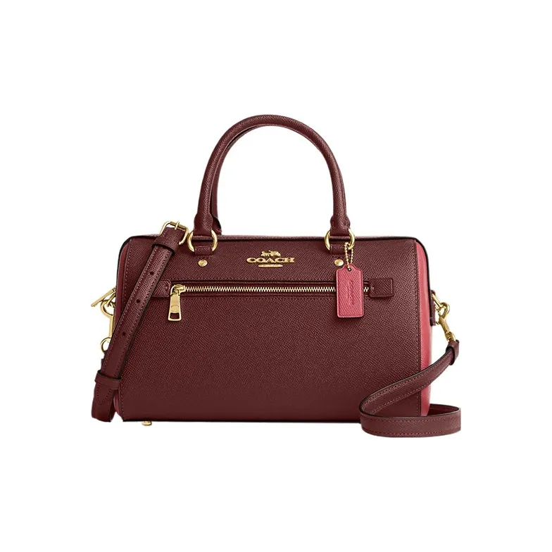 COACH Rowan Кожа Сумка Сумка через плечо Сумка через плечо Средняя Женская Красная
