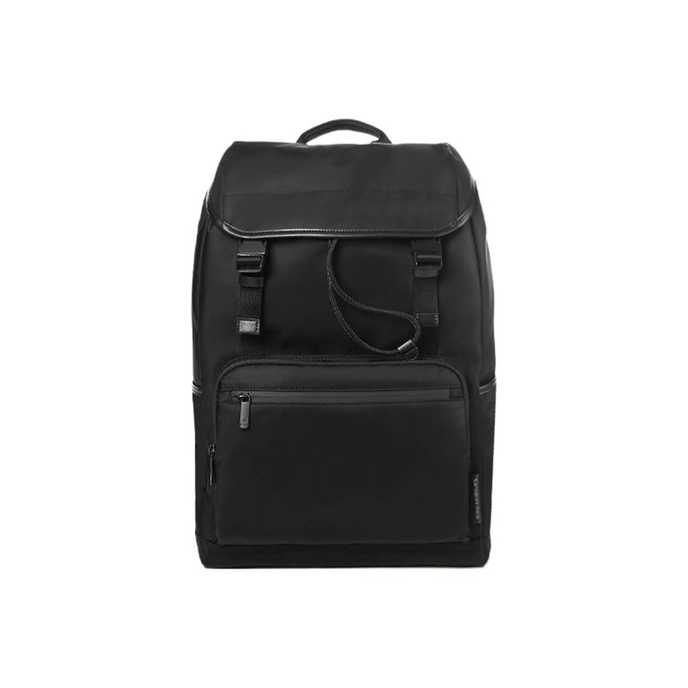 SAMSONITE Fabric With Synthetic Leather Backpack Medium Size Unisex Black