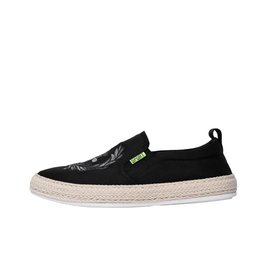 YEDANI Low Top Canvas Shoes Men's Black