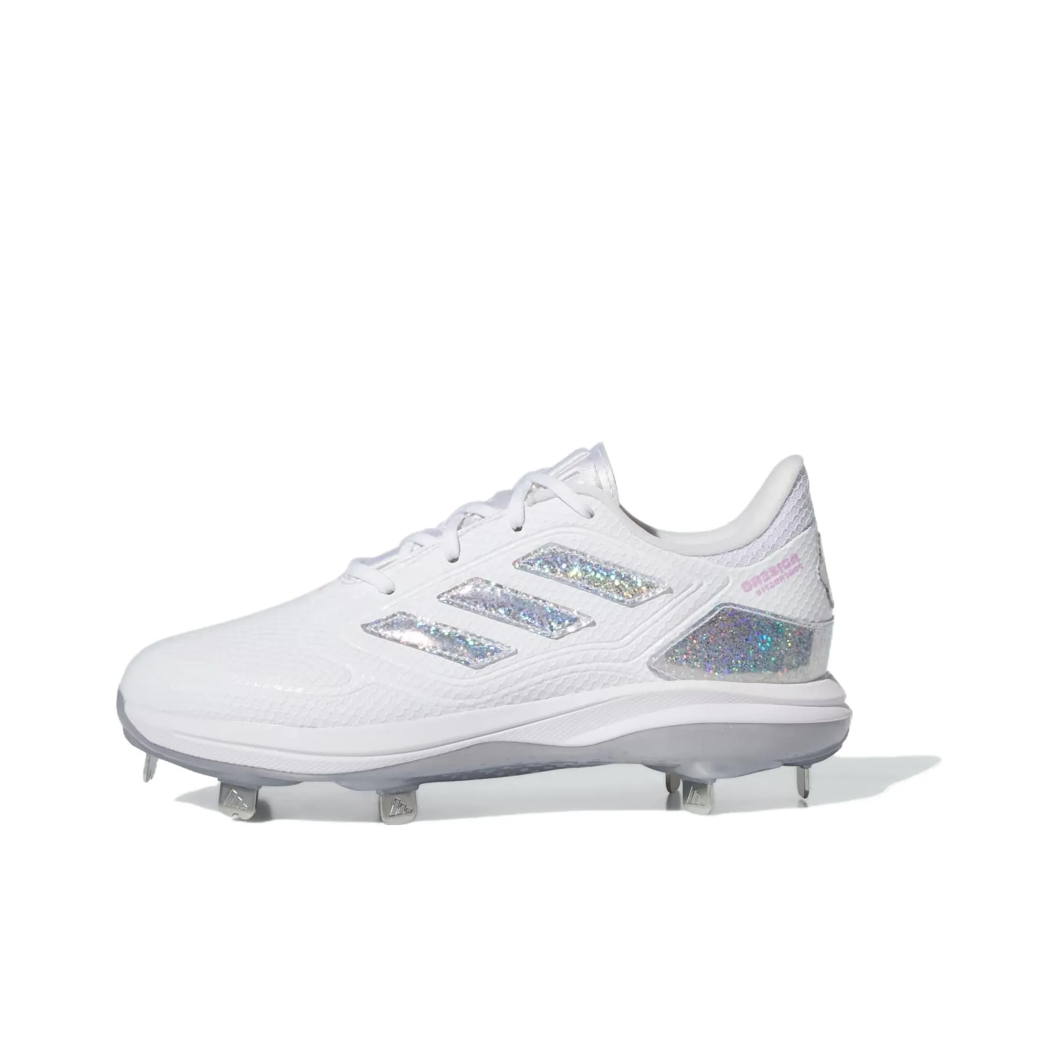Adidas Adizero Purehustle 3 Sis Bates Cloud White Silver Metallic Team Solar Yellow Women's