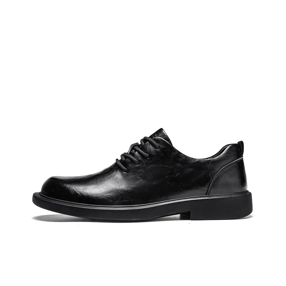 G.N.SHIJIA Dress Shoes Men's Low Top Black/Brown