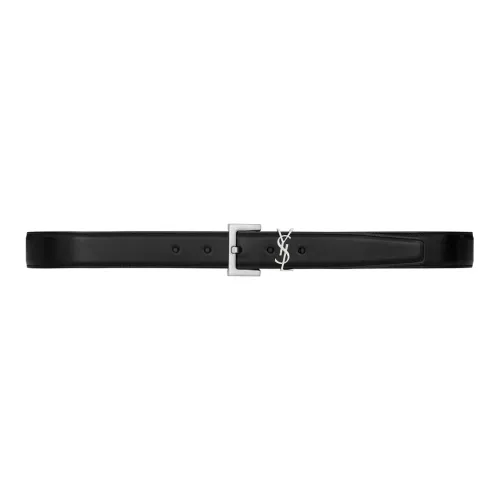 SAINT LAURENT Металлические кожаные ремни для мужчин