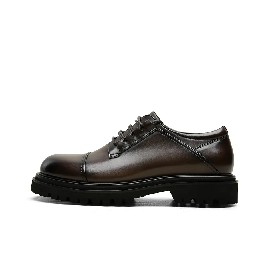 GOLDLION Dress Shoes Men Low Top